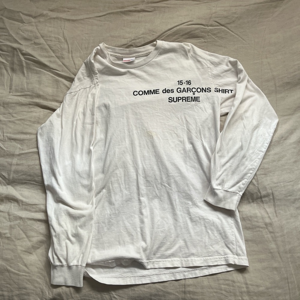 RARE Supreme X Commes des Garçons long sleeve tee